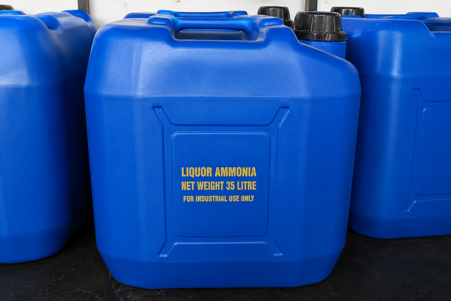 Liquor ammonia jerry cans and drum supply by Kamdhenu Industries, Ankleshwar